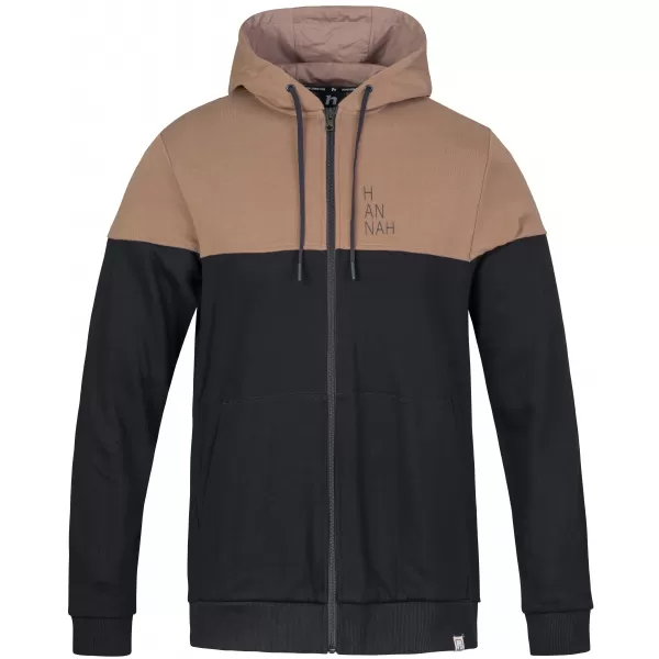  Pánská mikina HANNAH FEZCO HOODY ANTHRACITE/COCA MOCHA 
