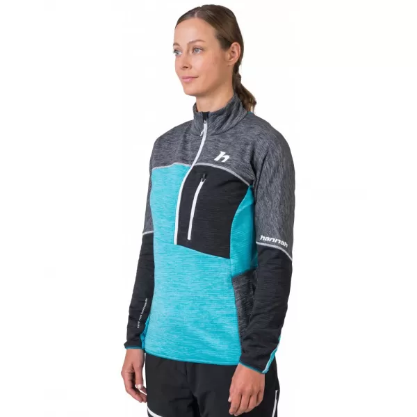  Dámská mikina HANNAH MEDA HZ LIGHT GRAY/ANTHRACITE MEL 