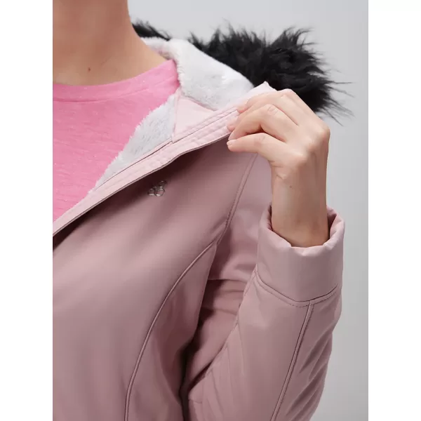  Dámská softshellová bunda LOAP LUNELLA OLW2309 RŮŽOVÁ 