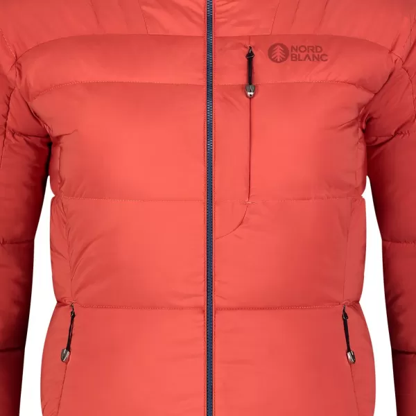  Dámská prošívaná bunda NORDBLANC CONDITIONS NBWJL7716 CIHLOVÁ/ORANŽ 