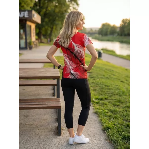  Dámské funkční triko premium ALTISPORT VOJ/ALW001TR01 ČERVENÁ 