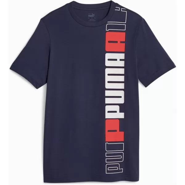  Pánské Triko PUMA ESS+ LOGO LAB TEE 675916-06 BLUE 