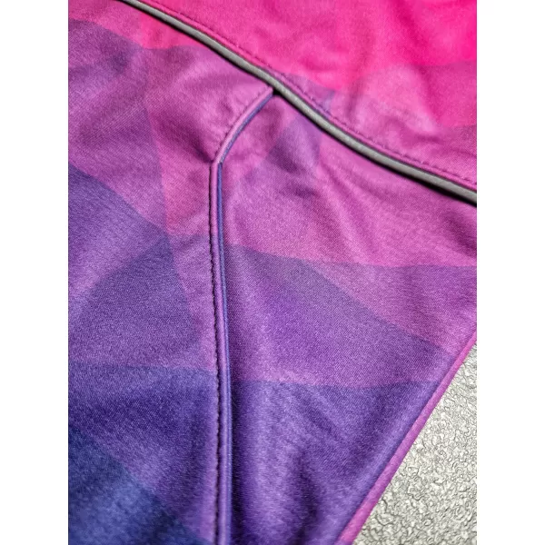  Dětská softshellová bunda WAMU MOZAIKA FIALOVÁ 