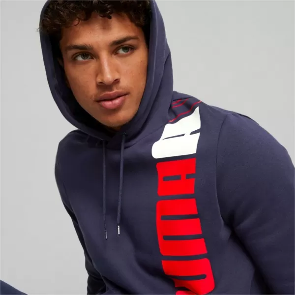  Pánská mikina PUMA ESS+ LOGO LAB HOODIE FL 675919-06 BLUE 
