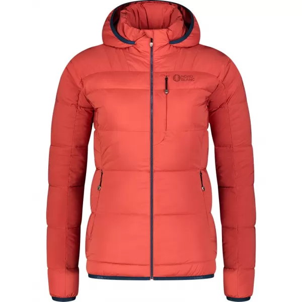  Dámská prošívaná bunda NORDBLANC CONDITIONS NBWJL7716 CIHLOVÁ/ORANŽ 