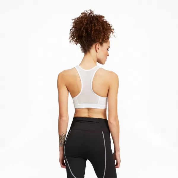  Dámská podprsenka PUMA MID IMPACT 4KEEPS GRAPHIC BRA PM 520306-52 WHITE 