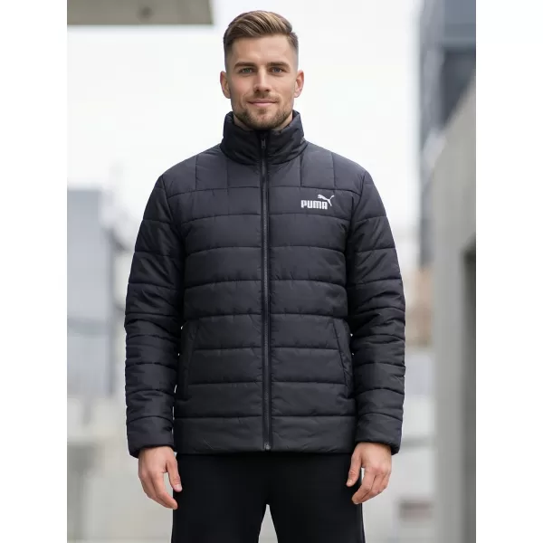  Pánská bunda PUMA ESS+ PADDED JACKET 849349-01 BLACK 