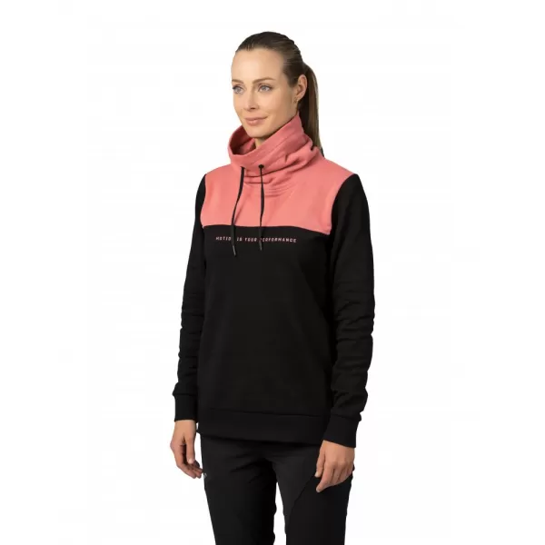  Dámská mikina HANNAH SIBELE ANTHRACITE/FADED ROSE 