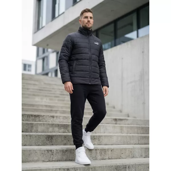  Pánská bunda PUMA ESS+ PADDED JACKET 849349-01 BLACK 