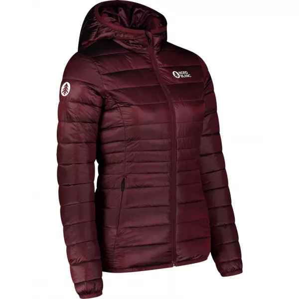  Dámská prošívaná bunda NORDBLANC SPARKLE NBWJL7947 VÍNOVÁ 
