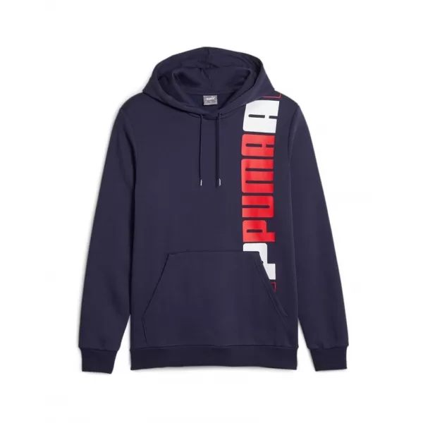  Pánská mikina PUMA ESS+ LOGO LAB HOODIE FL 675919-06 BLUE 