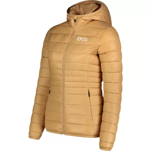 Dámská prošívaná bunda NORDBLANC SPARKLE NBWJL7947 BÉŽOVÁ 