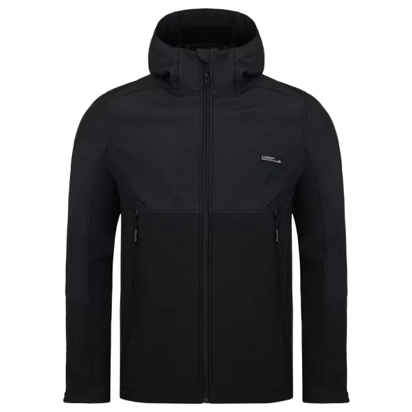  Pánská softshellová bunda LOAP LUPP XLM2303 ČERNÁ 