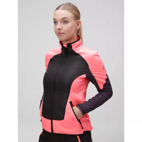  Dámská softshellová bunda LOAP UXULA XLW2305 ORANŽOVÁ 