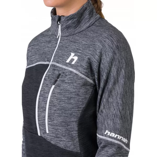  Dámská mikina HANNAH MEDA HZ LIGHT GRAY MEL (WHITE) 