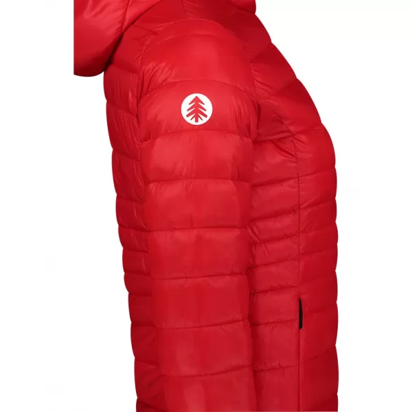  Dámská prošívaná bunda NORDBLANC SPARKLE NBWJL7947 ČERVENÁ 