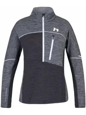 Dámská mikina HANNAH MEDA HZ LIGHT GRAY MEL (WHITE)