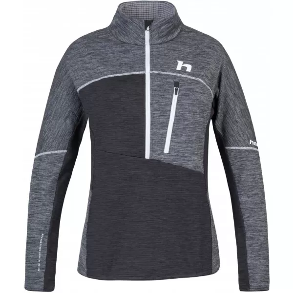  Dámská mikina HANNAH MEDA HZ LIGHT GRAY MEL (WHITE) 