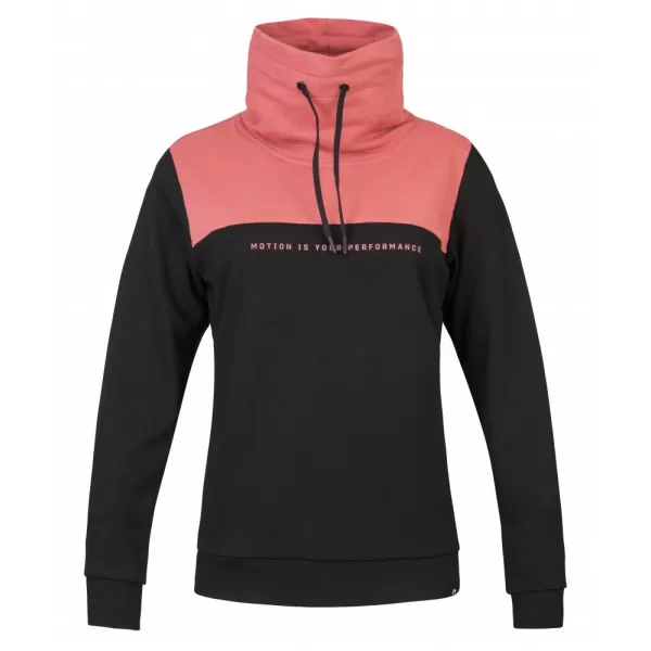  Dámská mikina HANNAH SIBELE ANTHRACITE/FADED ROSE 