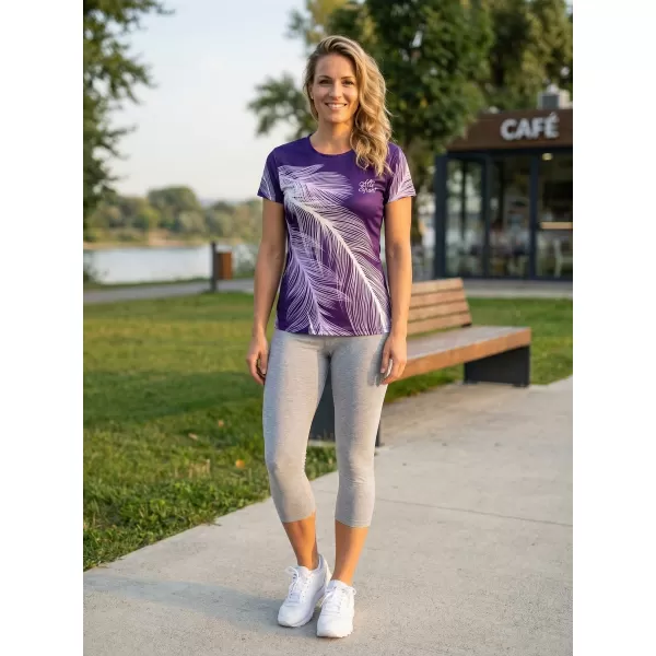  Dámské funkční triko premium ALTISPORT VOJ/ALW001TR01 FIALOVÁ 