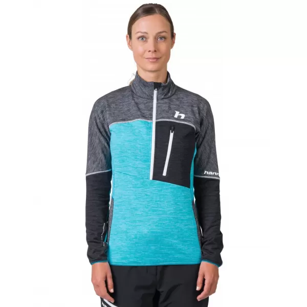  Dámská mikina HANNAH MEDA HZ LIGHT GRAY/ANTHRACITE MEL 
