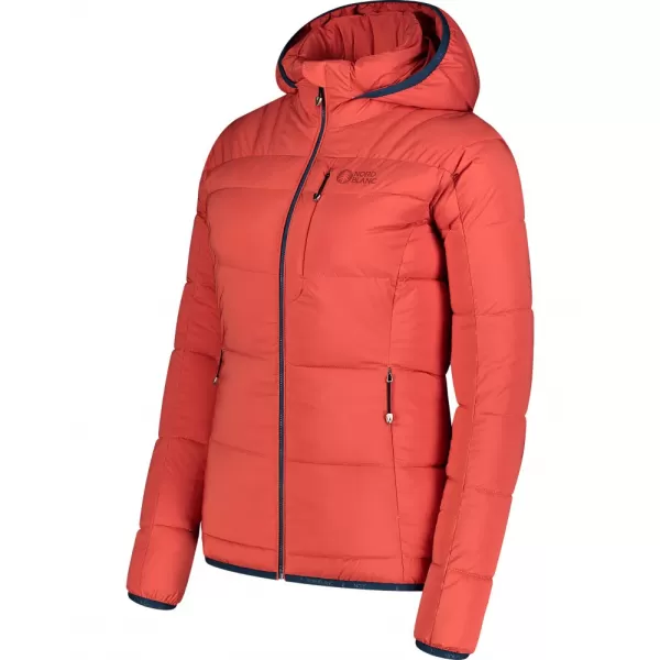  Dámská prošívaná bunda NORDBLANC CONDITIONS NBWJL7716 CIHLOVÁ/ORANŽ 