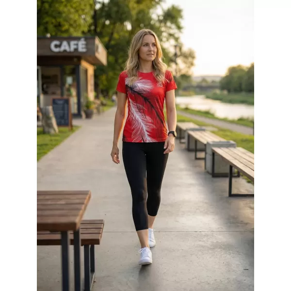  Dámské funkční triko premium ALTISPORT VOJ/ALW001TR01 ČERVENÁ 