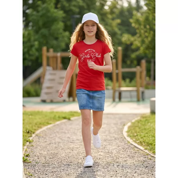  Dívčí triko SAM 73 JANLI  KT 507 ČERVENÁ 