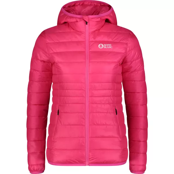  Dámská prošívaná bunda NORDBLANC SPARKLE NBWJL7947 RŮŽOVÁ ZÁŘE 