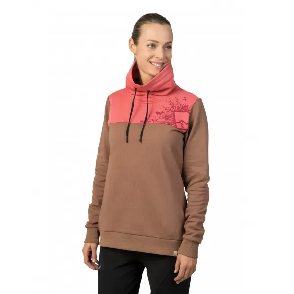  Dámská mikina HANNAH SIBELE COCA MOCHA/FADED ROSE 