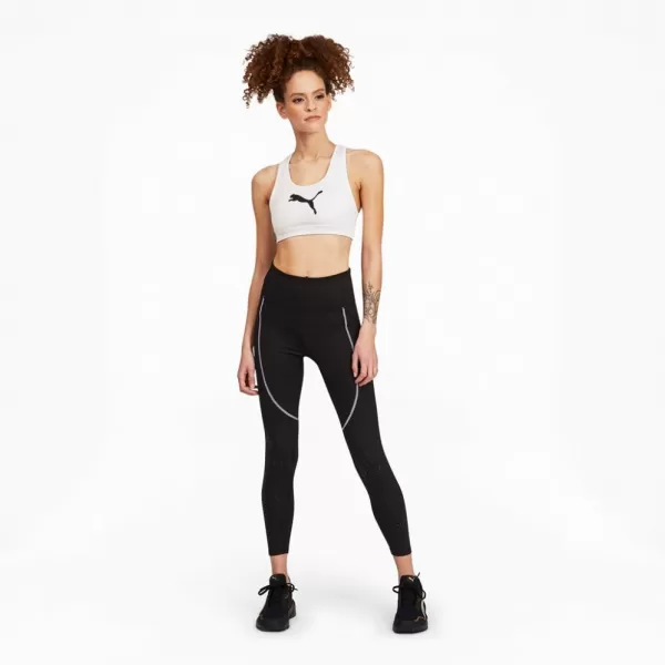  Dámská podprsenka PUMA MID IMPACT 4KEEPS GRAPHIC BRA PM 520306-52 WHITE 