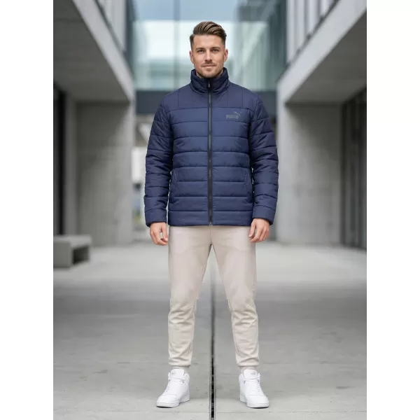  Pánská bunda PUMA ESS+ PADDED JACKET 849349-06 BLUE 