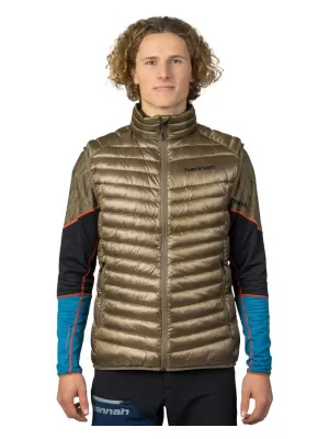 Pánská vesta HANNAH ADARE KHAKI STRIPE