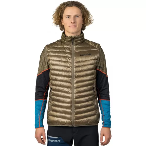  Pánská vesta HANNAH ADARE KHAKI STRIPE 