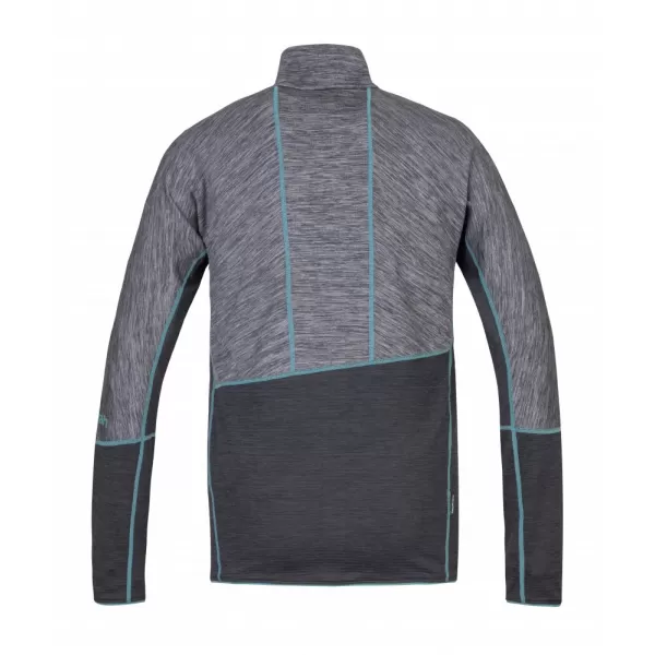  Pánská mikina HANNAH NIRO LIGHT GRAY/ANTHRACITE MEL 