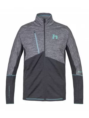 Pánská mikina HANNAH NIRO LIGHT GRAY/ANTHRACITE MEL