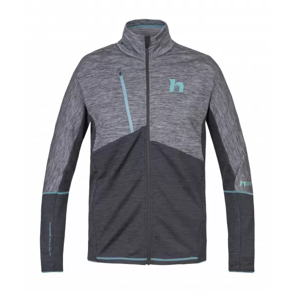  Pánská mikina HANNAH NIRO LIGHT GRAY/ANTHRACITE MEL 