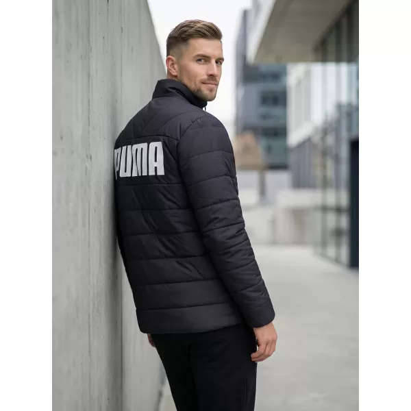  Pánská bunda PUMA ESS+ PADDED JACKET 849349-01 BLACK 