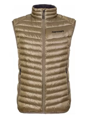 Pánská vesta HANNAH ADARE KHAKI STRIPE