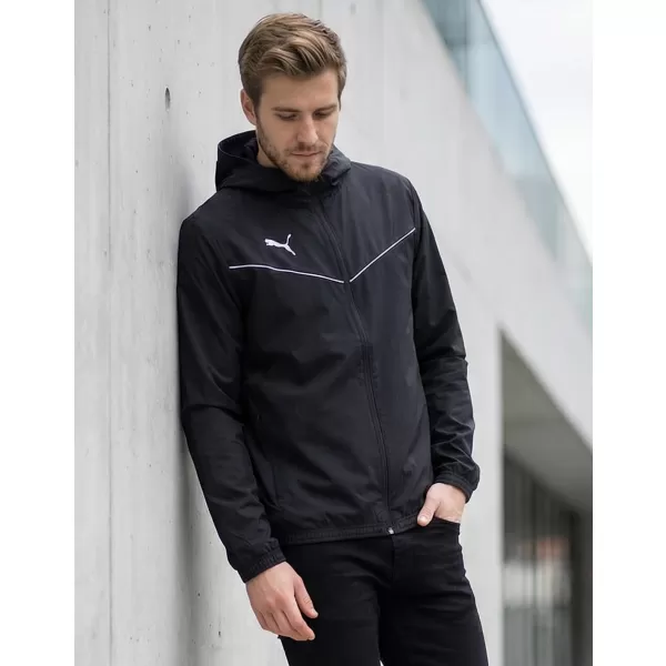  Pánská bunda PUMA TEAMRISE ALL WEATHER JACKET 657396-03 BLACK 