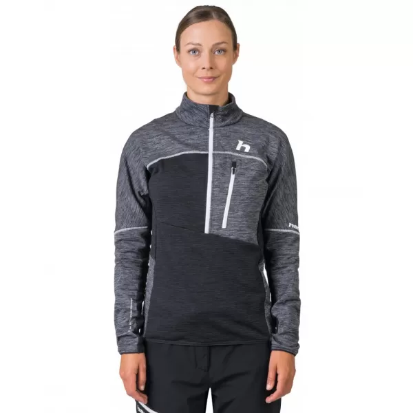  Dámská mikina HANNAH MEDA HZ LIGHT GRAY MEL (WHITE) 