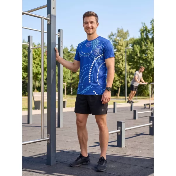  Pánské triko premium ALTISPORT VOJ/ALM003TR01 KRÁLOVSKÁ MODRÁ 