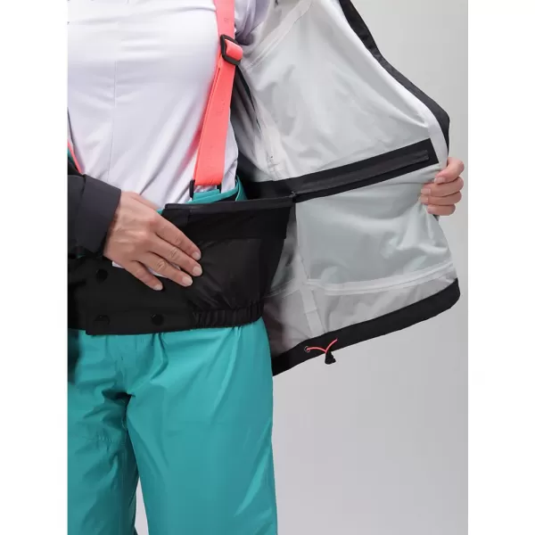  Dámská zimní bunda LOAP FALOMA XLW2301 ŠEDÁ 