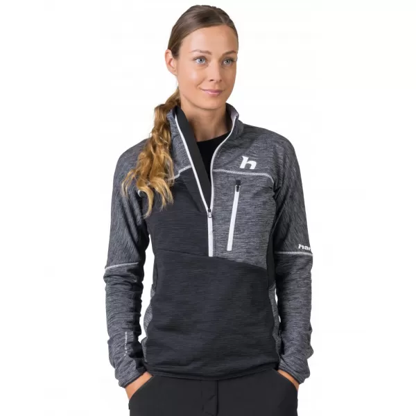  Dámská mikina HANNAH MEDA HZ LIGHT GRAY MEL (WHITE) 