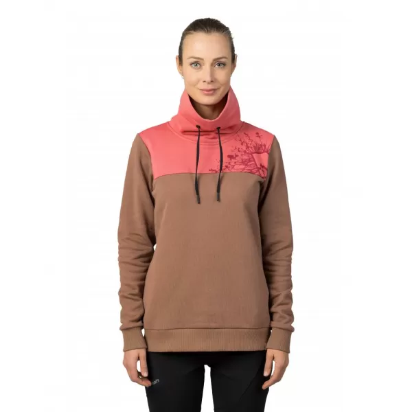  Dámská mikina HANNAH SIBELE COCA MOCHA/FADED ROSE 