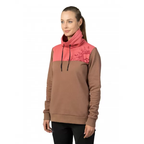  Dámská mikina HANNAH SIBELE COCA MOCHA/FADED ROSE 
