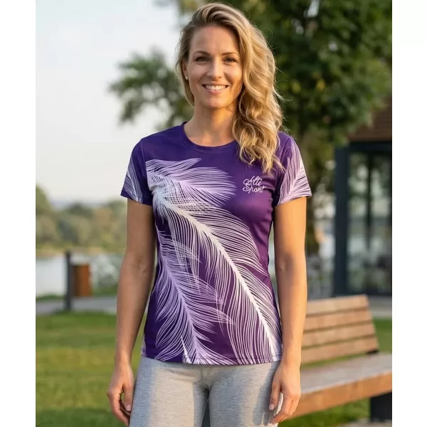 Dámské funkční triko premium ALTISPORT VOJ/ALW001TR01 FIALOVÁ 
