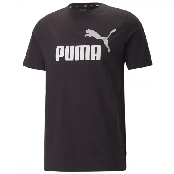  Pánské triko PUMA ESS+ 2 COL LOGO TEE 586759-61 BLACK 