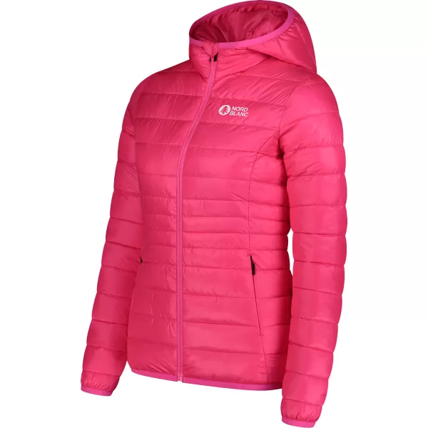  Dámská prošívaná bunda NORDBLANC SPARKLE NBWJL7947 RŮŽOVÁ ZÁŘE 