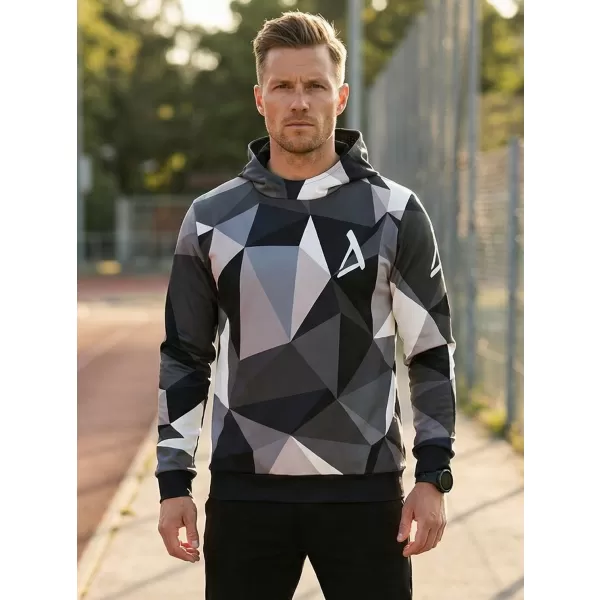  Pánská mikina premium ALTISPORT VOJ/ALM007MI01 ŠEDÁ 